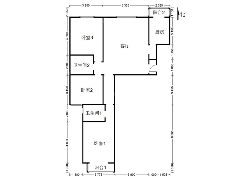 潘家园~弘善家园~新上板楼南北向三居室 双卫 商品房优越好房